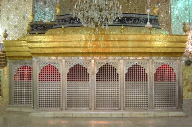 ضریح قبلی آستان مقدس امام حسین (ع) در کربلا