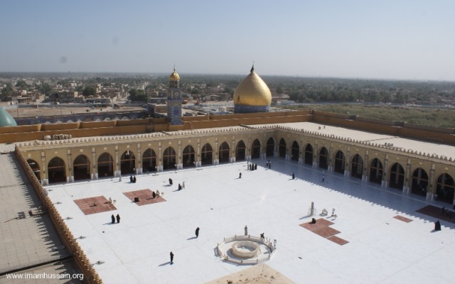 مسجد کوفه پس از بازسازی بهره‌ها